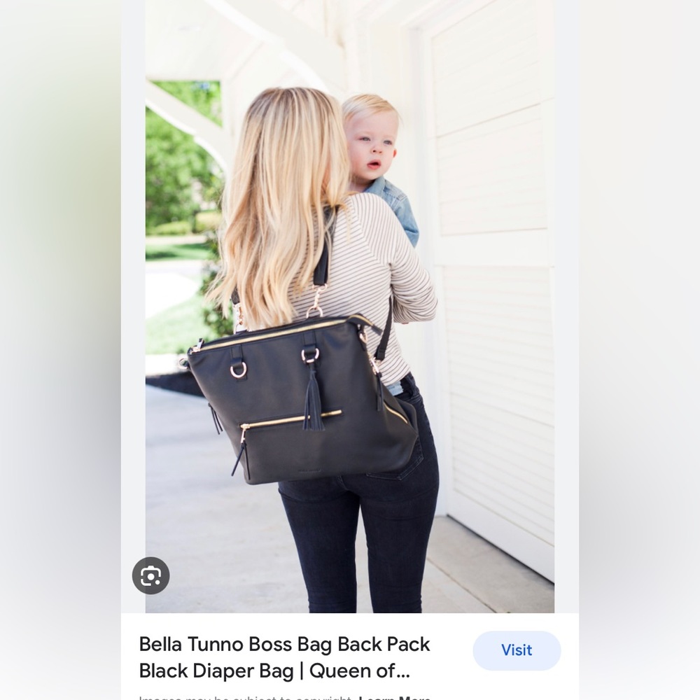 NWOT Pottery Barn Bella Tunno Diaper Bag